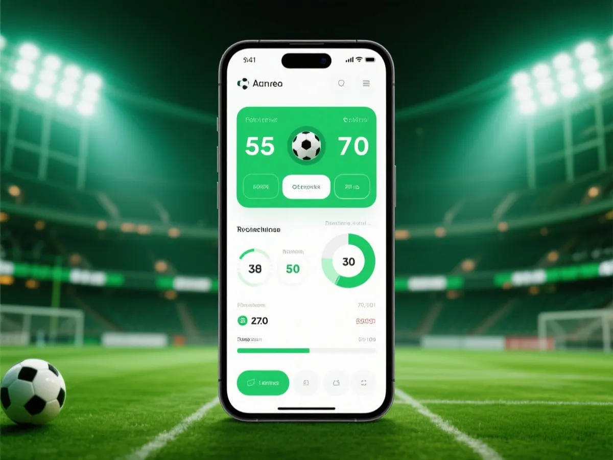 世界盃即時比分介面示意圖